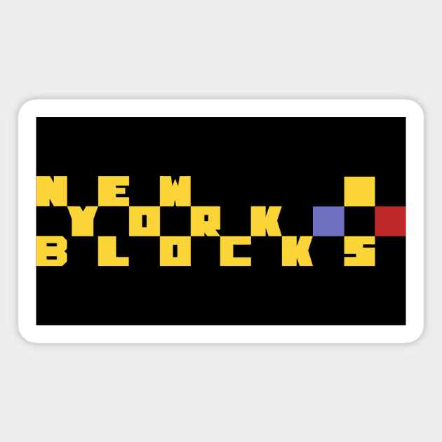 New York BLOCKS Magnet by appart